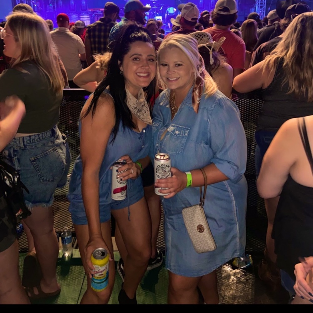 Boutique denim romper